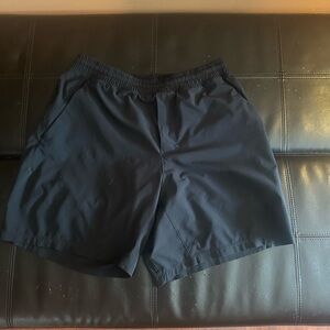 Lululemon Lined Black Athletic Shorts 7 Inch Inseam
